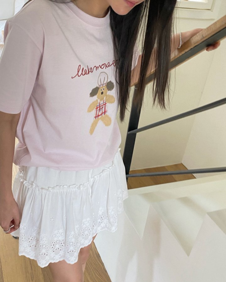 Diana - Korean Women Fashion - #romanticstyle - Cooking Tee - 7