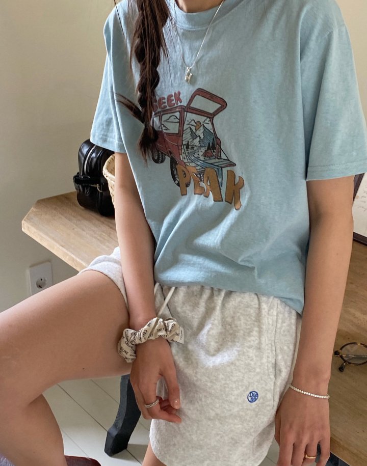 Diana - Korean Women Fashion - #romanticstyle - Peak Tee - 6