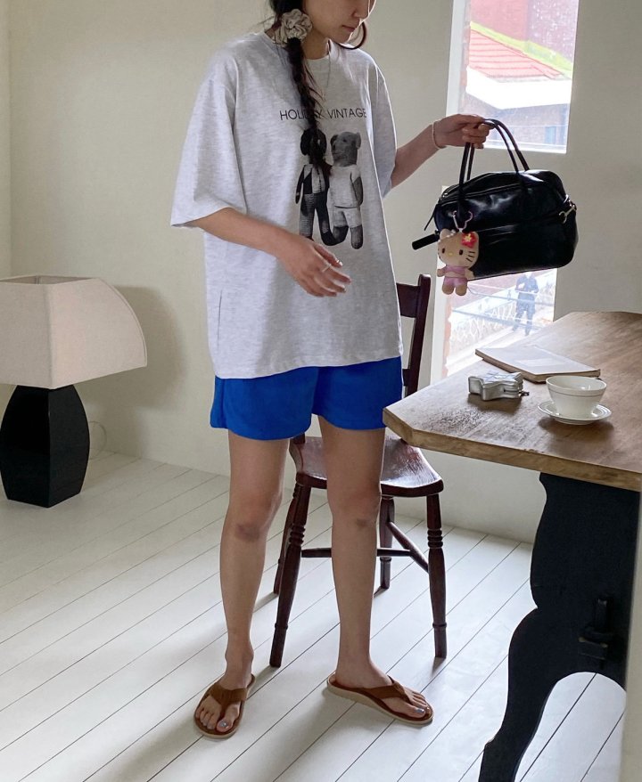 Diana - Korean Women Fashion - #romanticstyle - Holiday Tee - 4