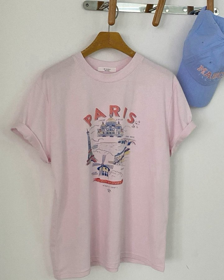 Diana - Korean Women Fashion - #womensfashion - Paris 2 Tee - 2