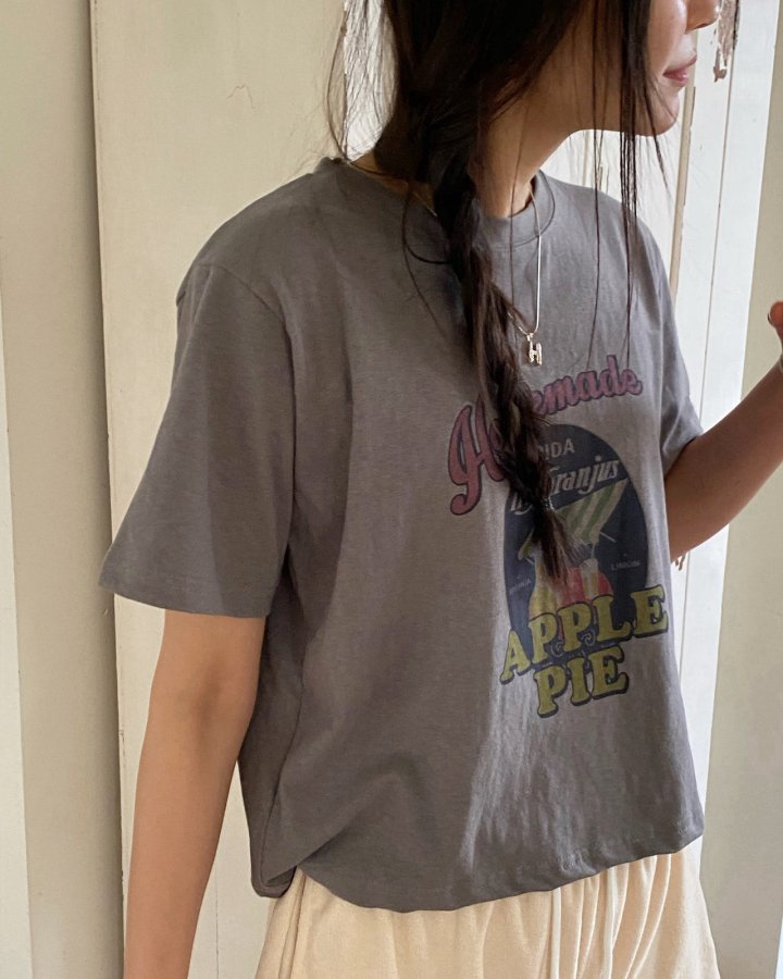 Diana - Korean Women Fashion - #womensfashion - Home Made Tee