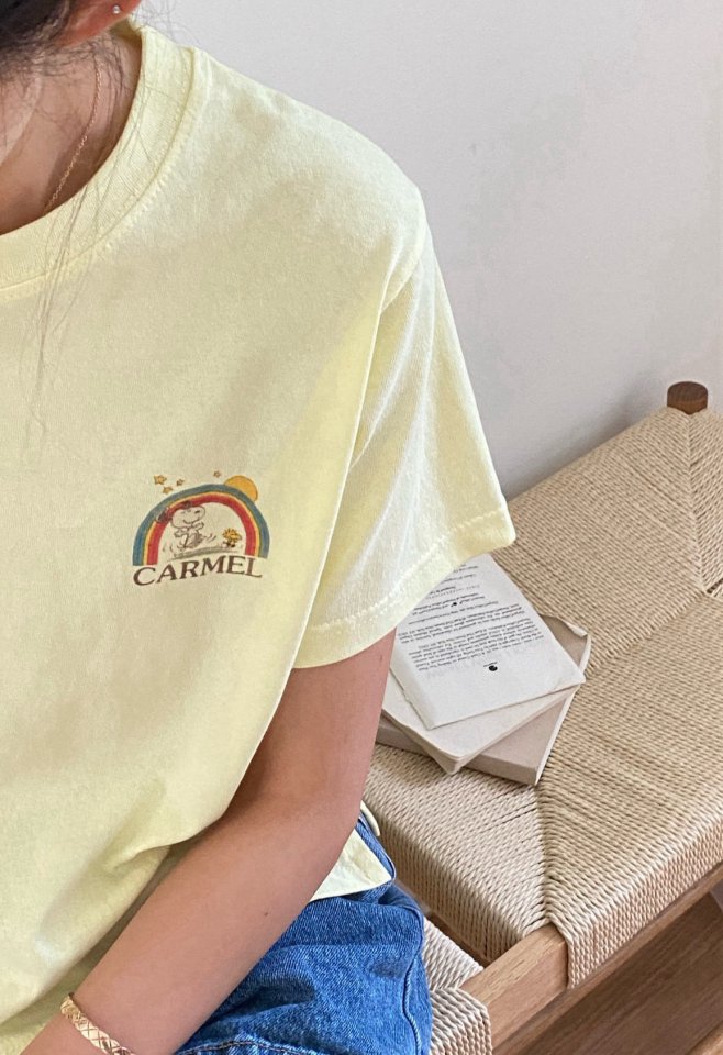 Diana - Korean Women Fashion - #womensfashion - Caramel Crop Tee - 5