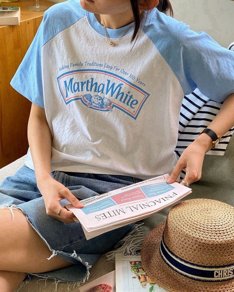 Diana - Korean Women Fashion - #womensfashion - Muffin Raglan Tee