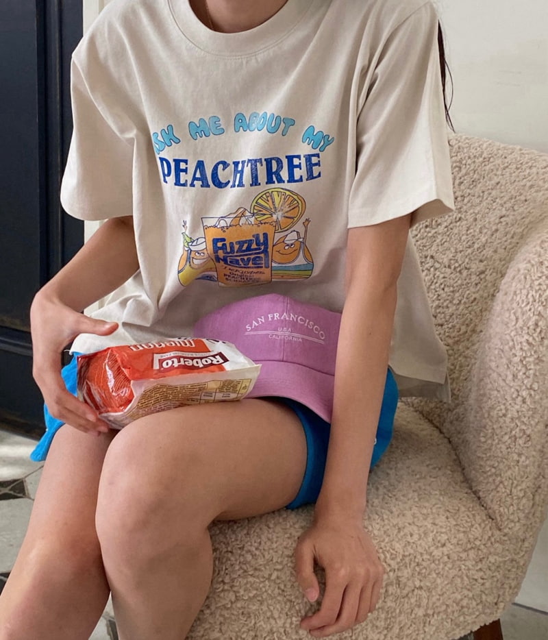 Diana - Korean Women Fashion - #womensfashion - Peach Tree Tee