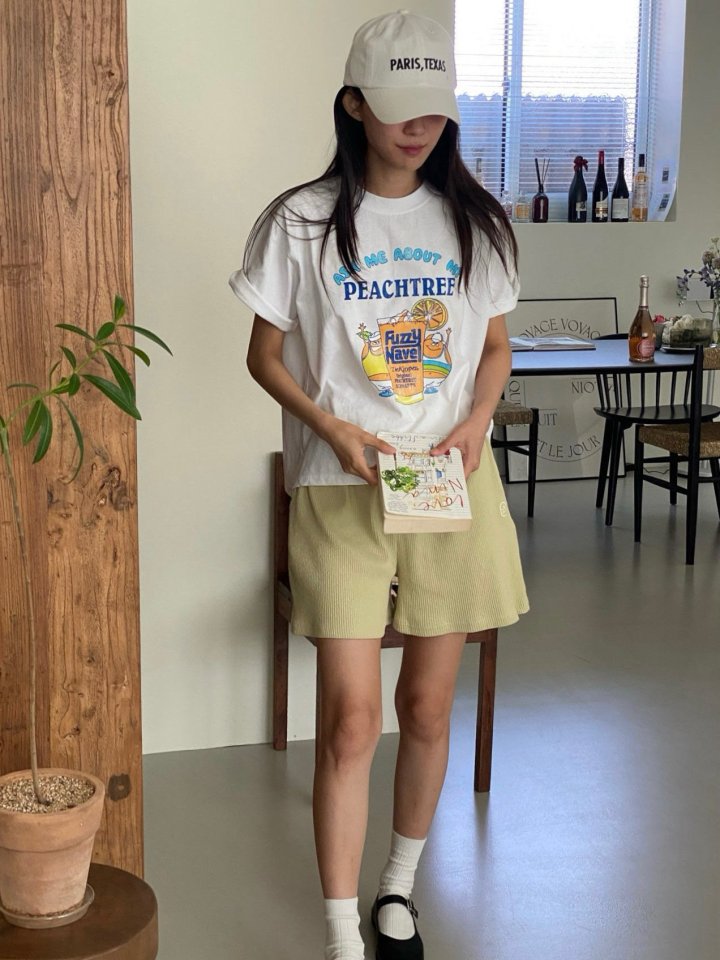 Diana - Korean Women Fashion - #womensfashion - Peach Tree Tee - 5