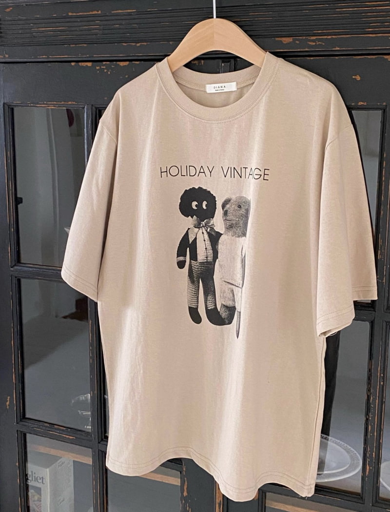 Diana - Korean Women Fashion - #womensfashion - Holiday Tee - 12
