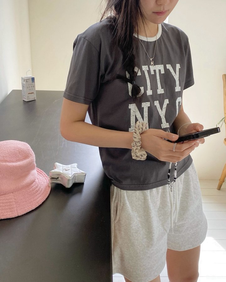 Diana - Korean Women Fashion - #womensfashion - City Colored Tee - 7