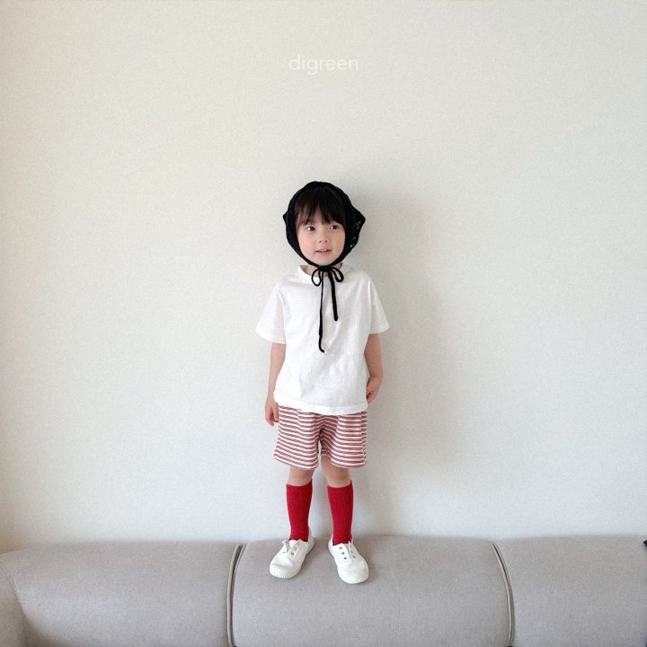 Digreen - Korean Children Fashion - #Kfashion4kids - Pino Pin-tuck Stripe Pants - 6