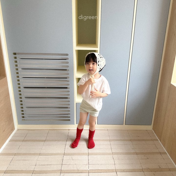 Digreen - Korean Children Fashion - #kidzfashiontrend - Milk Short Leggings - 4