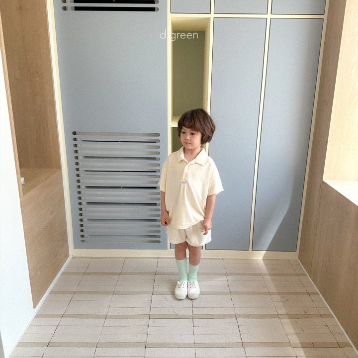 Digreen - Korean Children Fashion - #Kfashion4kids - Sand Collar Tee - 11
