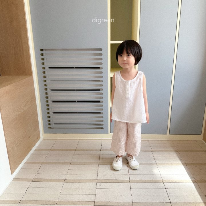 Digreen - Korean Children Fashion - #Kfashion4kids - Piping Check Pants - 8