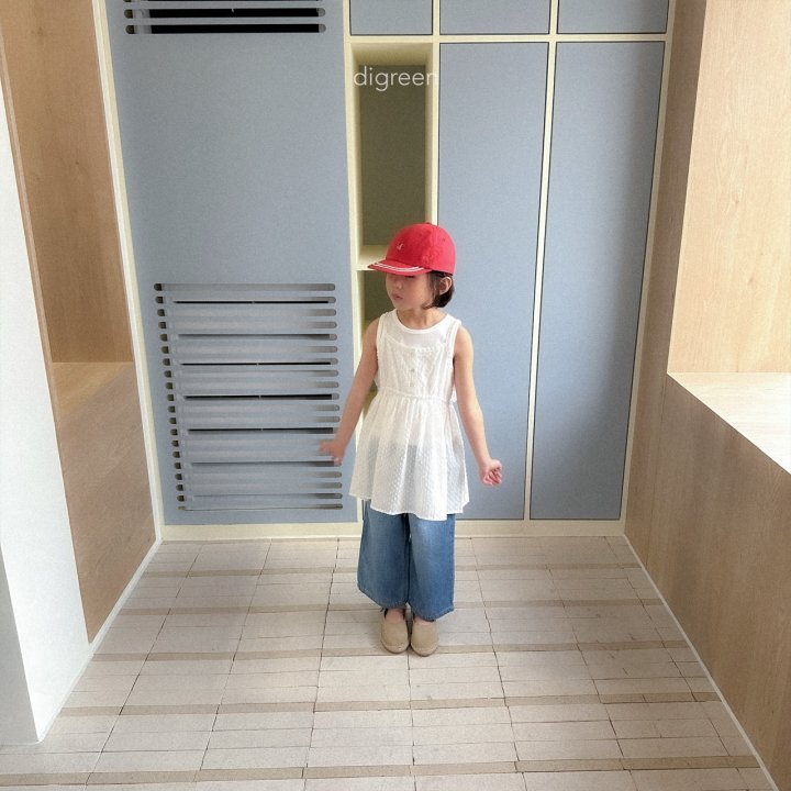 Digreen - Korean Children Fashion - #prettylittlegirls - Return Denim Pants - 4