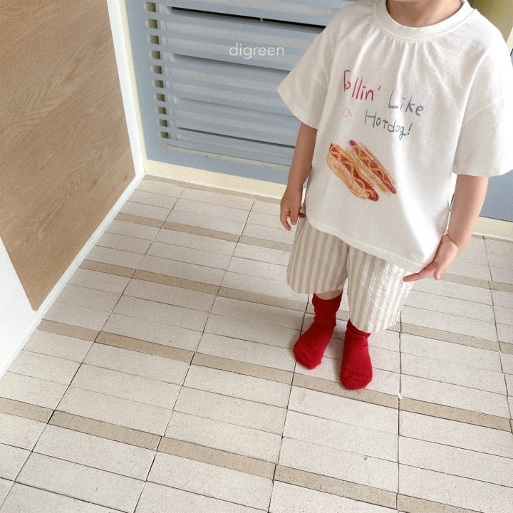 Digreen - Korean Children Fashion - #childofig - Hot Dog Tee