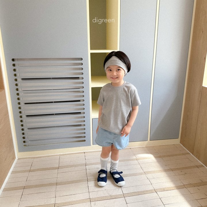 Digreen - Korean Children Fashion - #childofig - Ocean Denim Pants - 4