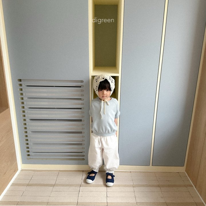 Digreen - Korean Children Fashion - #designkidswear - Rolled Short Sleeve Sweatshirt - 8