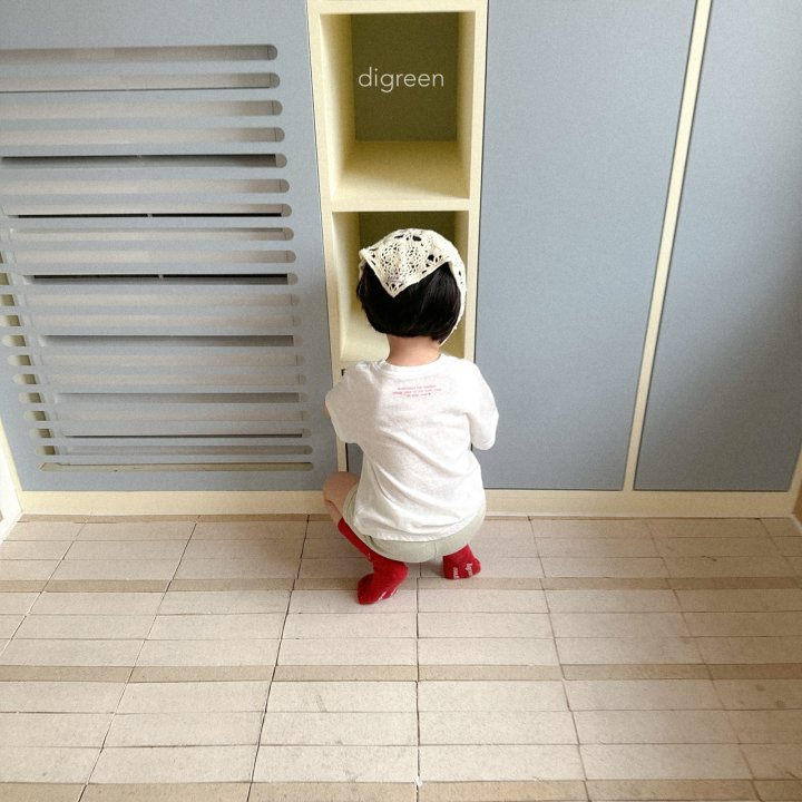 Digreen - Korean Children Fashion - #designkidswear - Letter Tee - 6