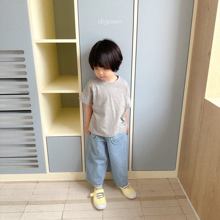 Digreen - Korean Children Fashion - #designkidswear - Lavender Denim Pants - 9