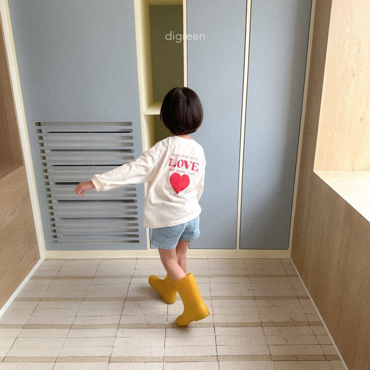 Digreen - Korean Children Fashion - #designkidswear - With Love Long Tee