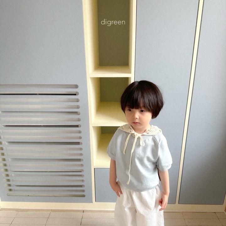 Digreen - Korean Children Fashion - #discoveringself - Rolled Short Sleeve Sweatshirt - 9