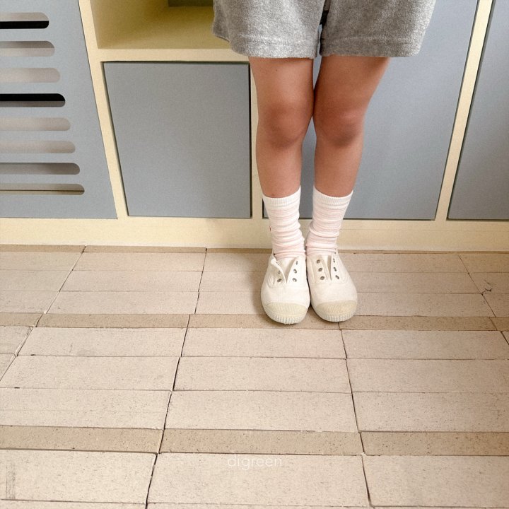 Digreen - Korean Children Fashion - #designkidswear - Stripe Love Socks - 4
