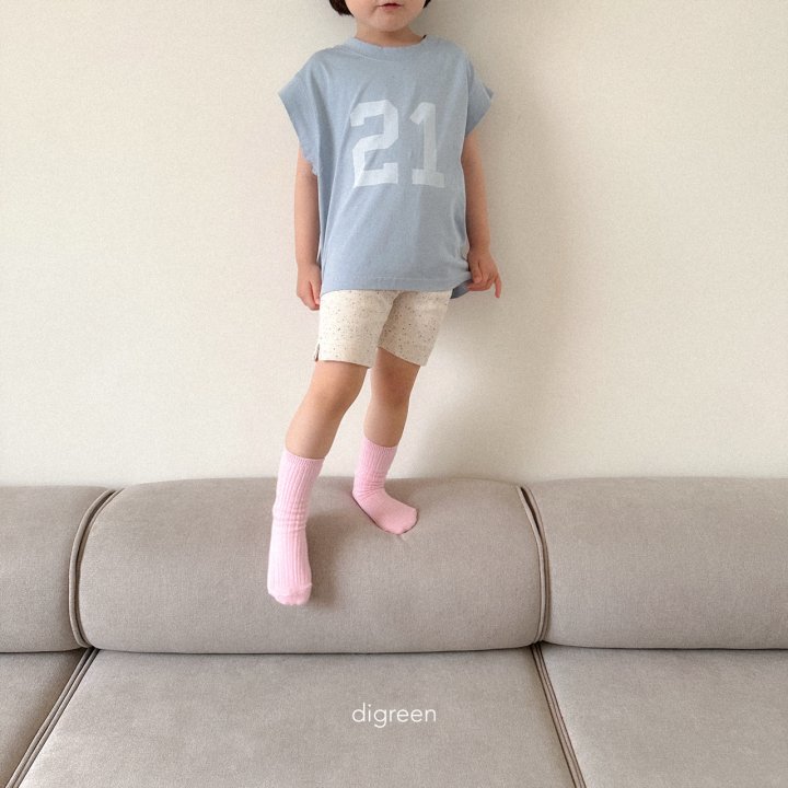 Digreen - Korean Children Fashion - #discoveringself - Macaron Slit Leggings - 3