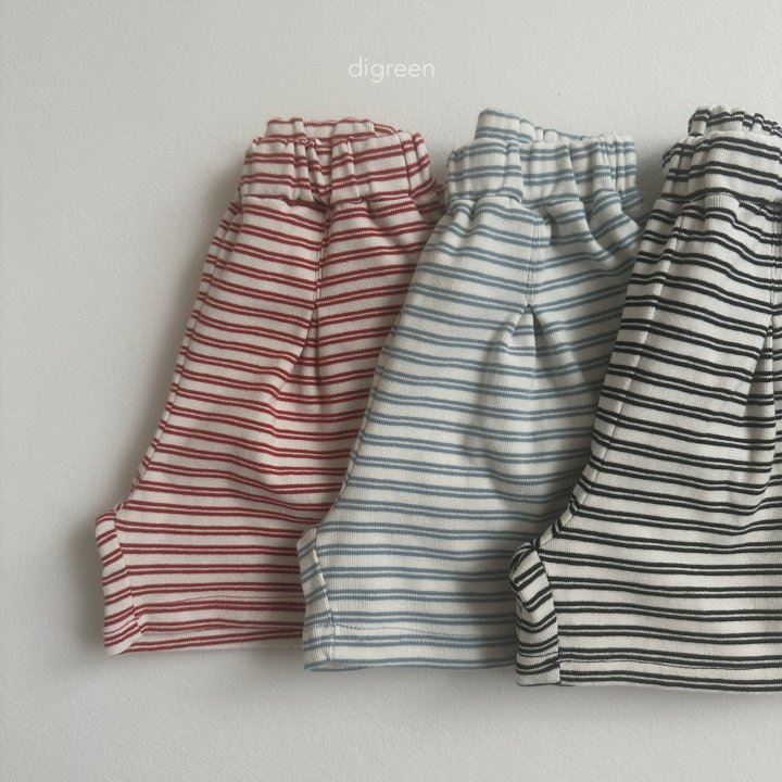 Digreen - Korean Children Fashion - #discoveringself - Pino Pin-tuck Stripe Pants
