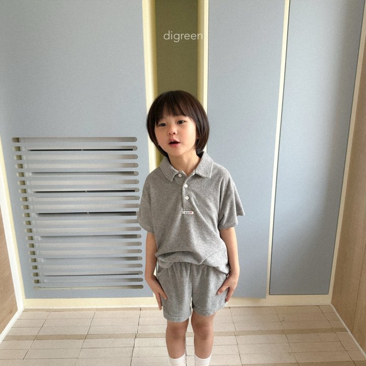 Digreen - Korean Children Fashion - #discoveringself - Sand Collar Tee - 6