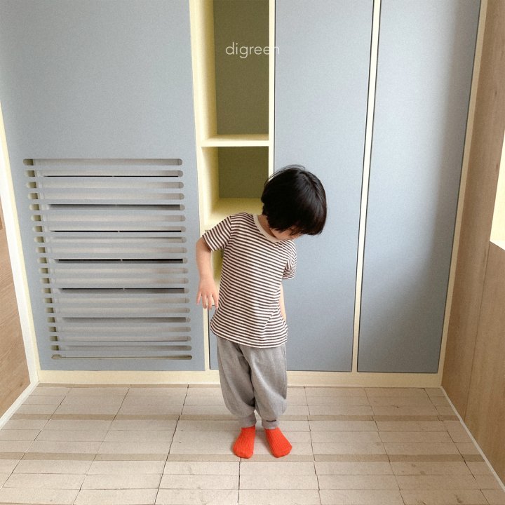 Digreen - Korean Children Fashion - #fashionkids - Preppy Stripe Tee - 6