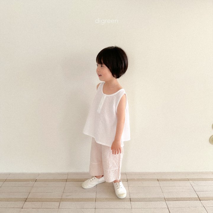Digreen - Korean Children Fashion - #kidsshorts - Piping Check Pants - 5