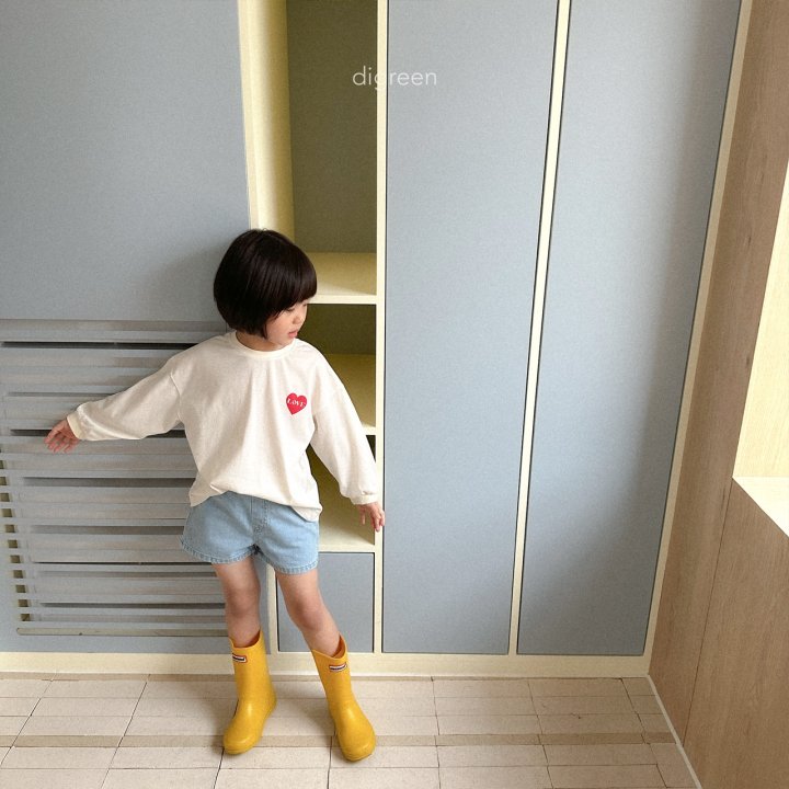 Digreen - Korean Children Fashion - #fashionkids - With Love Long Tee - 4