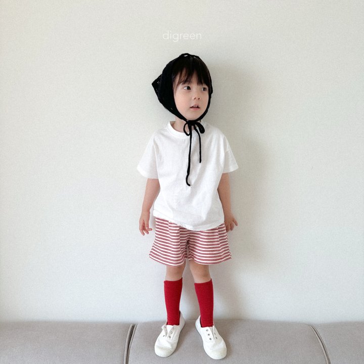 Digreen - Korean Children Fashion - #kidsshorts - Pino Pin-tuck Stripe Pants - 4