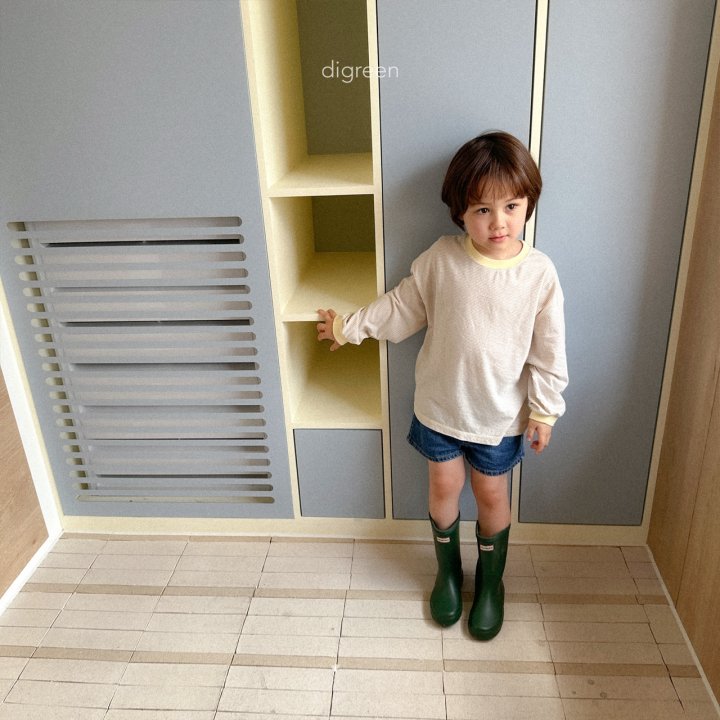Digreen - Korean Children Fashion - #kidsstore - Ocean Denim Pants - 10