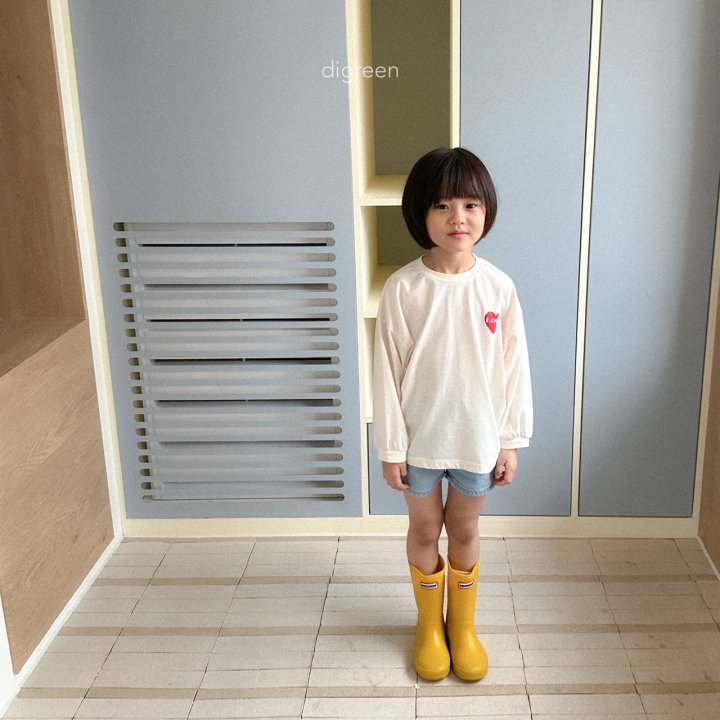 Digreen - Korean Children Fashion - #kidsstore - With Love Long Tee - 5