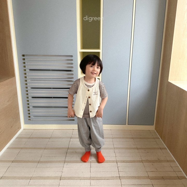 Digreen - Korean Children Fashion - #kidzfashiontrend - Preppy Stripe Tee - 9