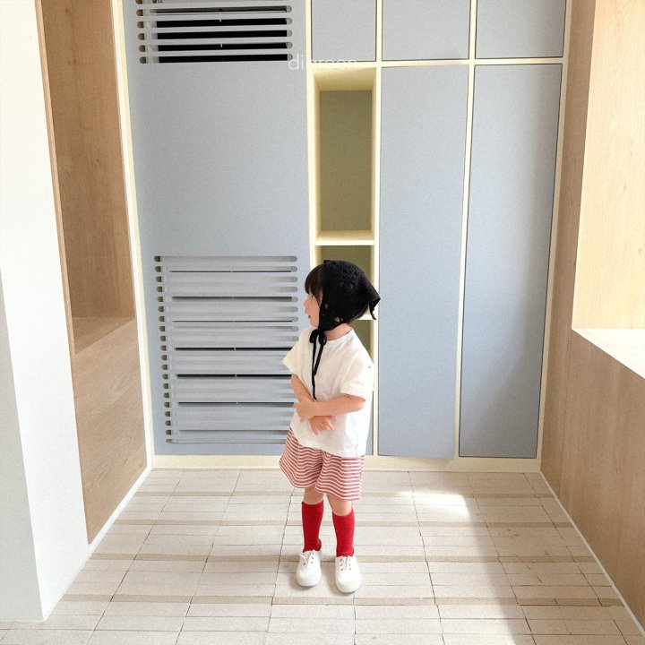 Digreen - Korean Children Fashion - #littlefashionista - Pino Pin-tuck Stripe Pants - 7