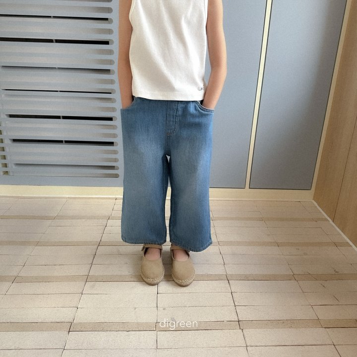 Digreen - Korean Children Fashion - #magicofchildhood - Return Denim Pants