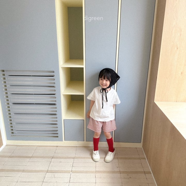 Digreen - Korean Children Fashion - #magicofchildhood - Pino Pin-tuck Stripe Pants - 8