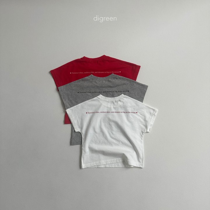 Digreen - Korean Children Fashion - #magicofchildhood - Summer Loose Fit Tee