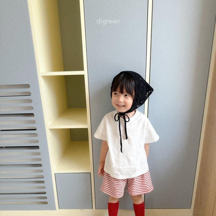 Digreen - Korean Children Fashion - #minifashionista - Pino Pin-tuck Stripe Pants - 9