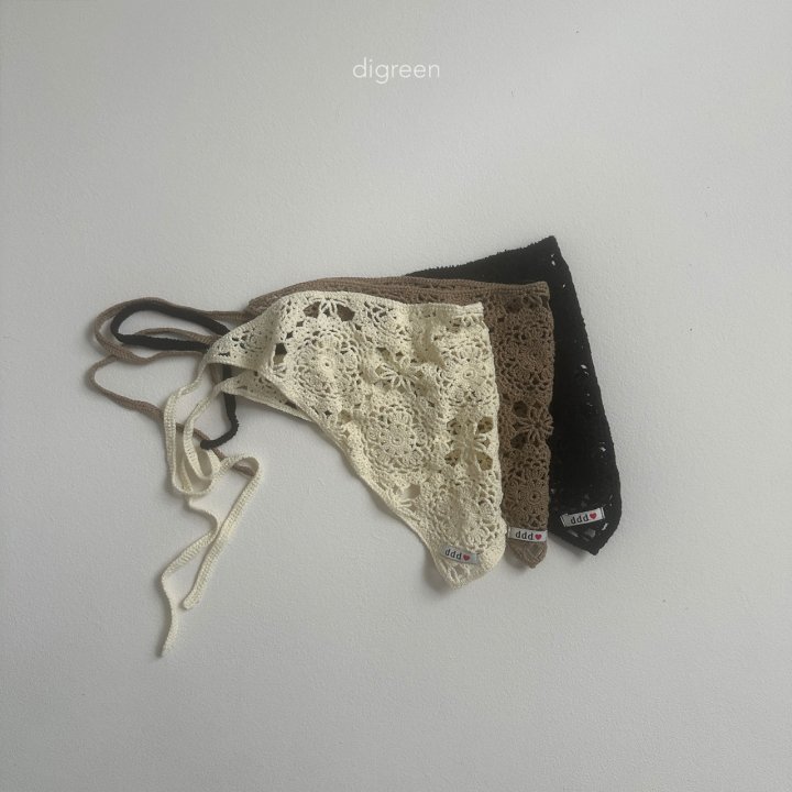 Digreen - Korean Children Fashion - #minifashionista - Sorbet Crochet Scarf