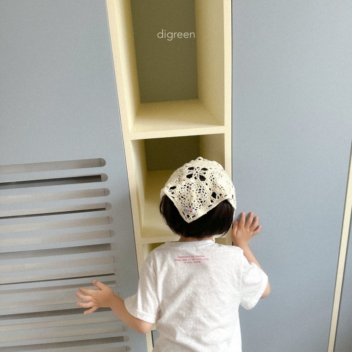 Digreen - Korean Children Fashion - #stylishchildhood - Letter Tee - 3