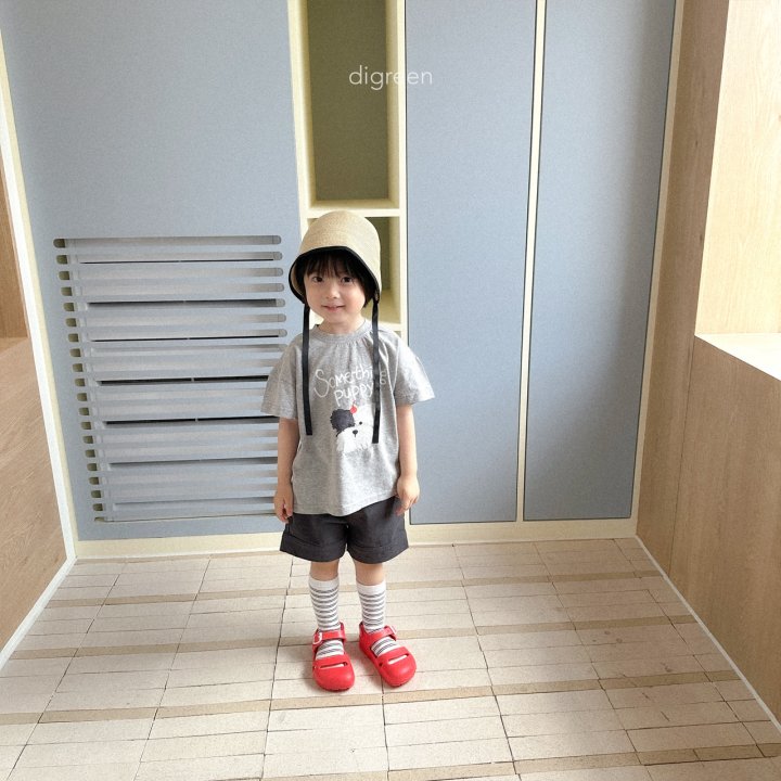 Digreen - Korean Children Fashion - #toddlerclothing - Something Puppy Tee