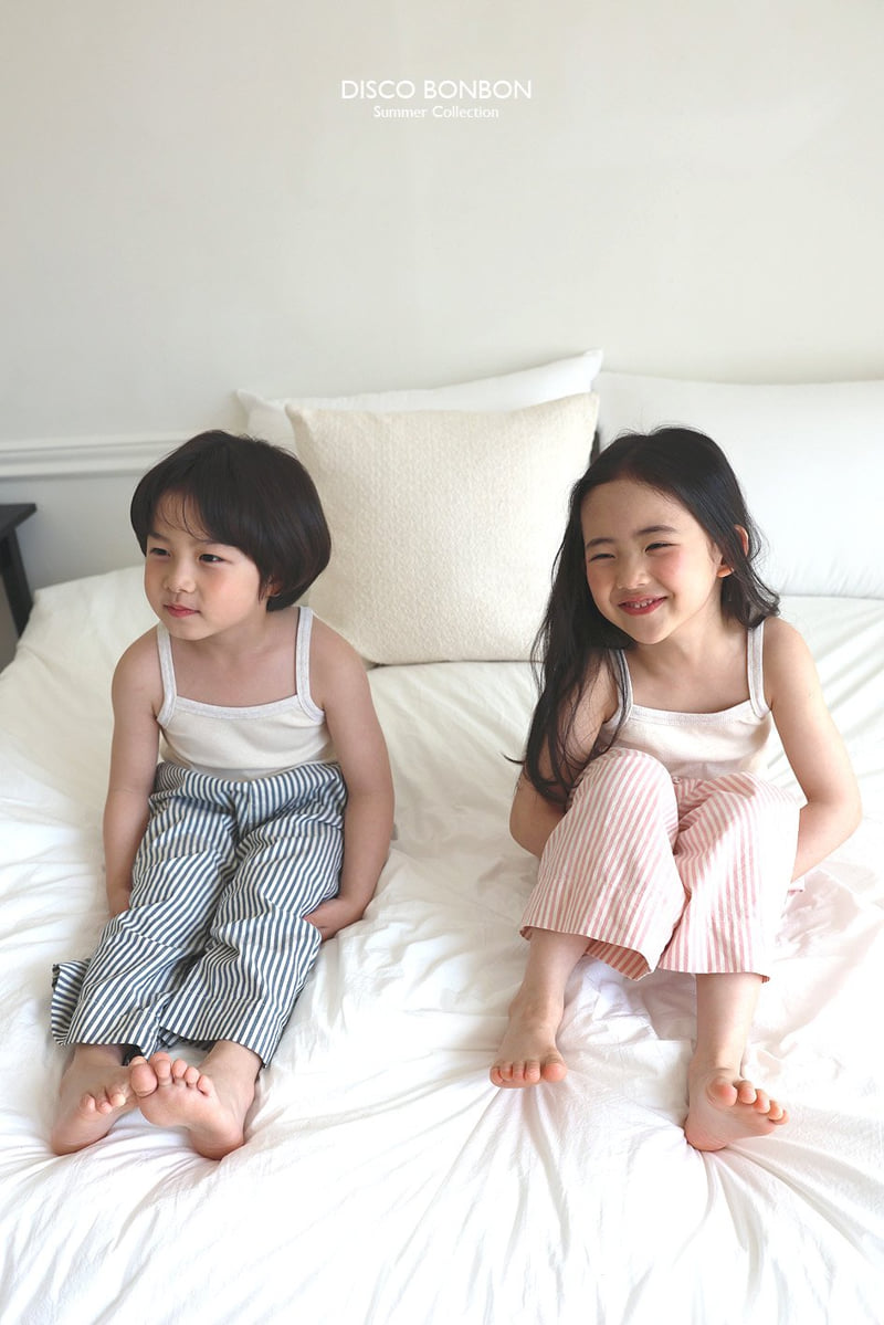 Disco Bonbon - Korean Children Fashion - #childofig - Daily Ribbed Stretch Sleeveless - 3