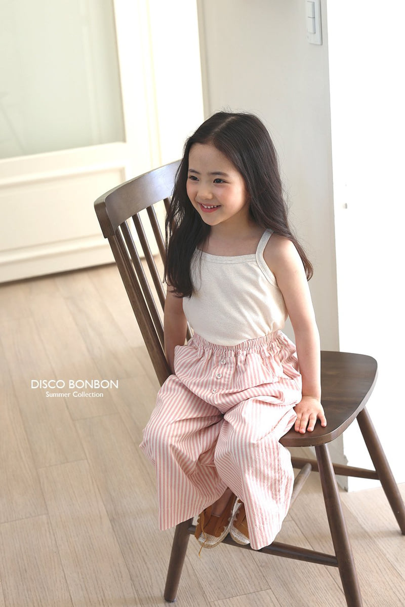 Disco Bonbon - Korean Children Fashion - #childofig - Daily Ribbed Stretch Sleeveless - 4