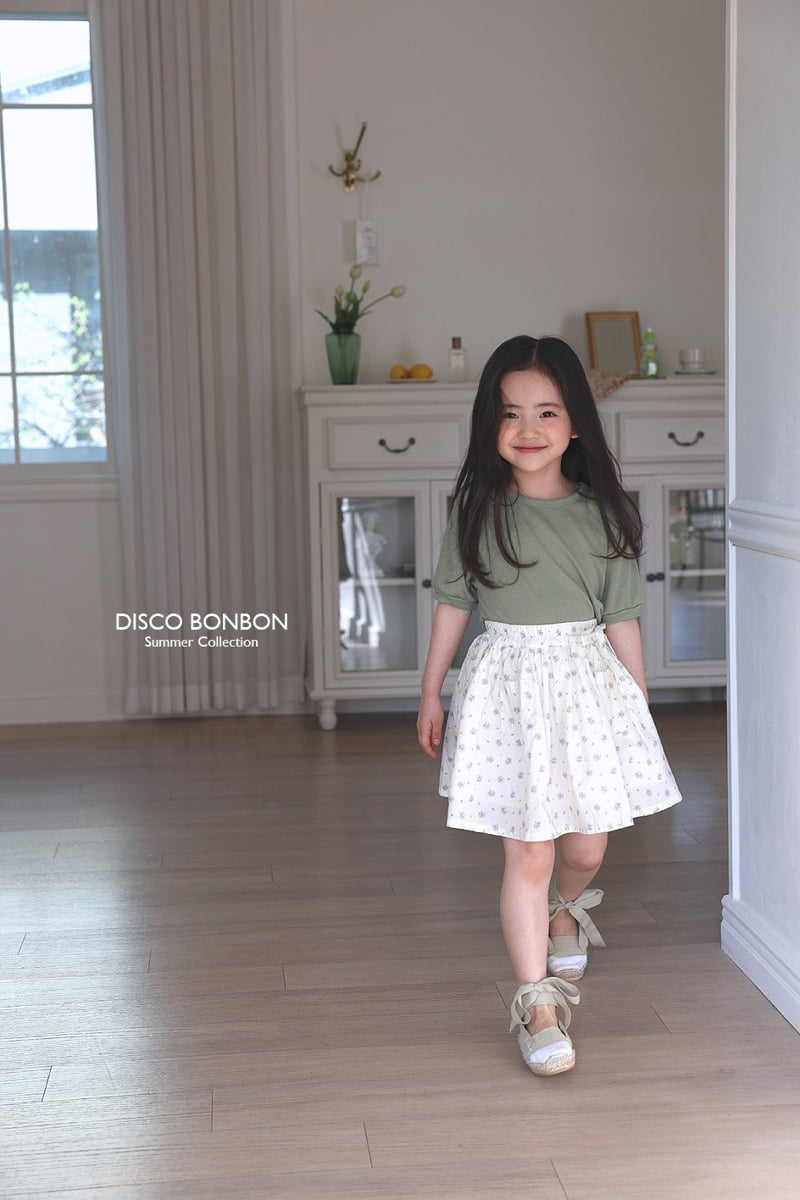 Disco Bonbon - Korean Children Fashion - #childofig - Summer Flower Skirt - 5