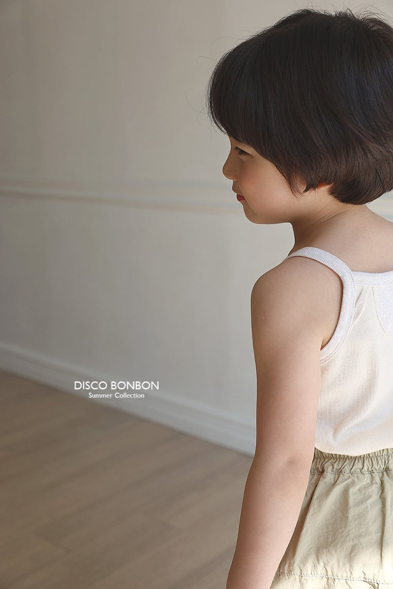 Disco Bonbon - Korean Children Fashion - #childrensboutique - Daily Ribbed Stretch Sleeveless - 5