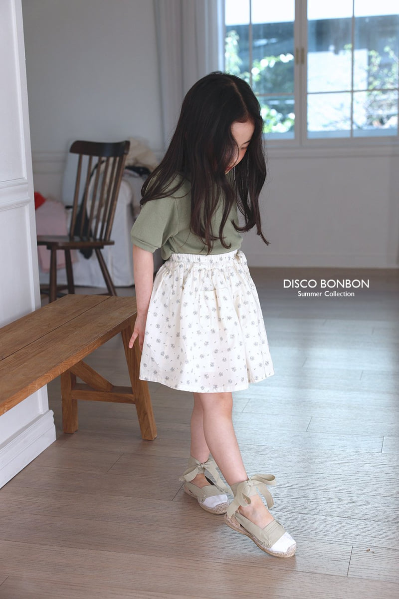 Disco Bonbon - Korean Children Fashion - #childrensboutique - Summer Flower Skirt - 6