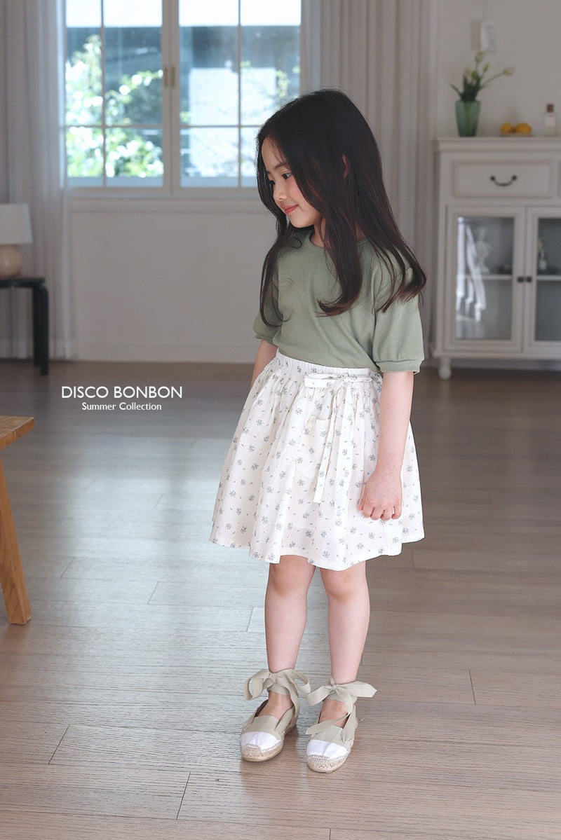 Disco Bonbon - Korean Children Fashion - #designkidswear - Summer Flower Skirt - 7