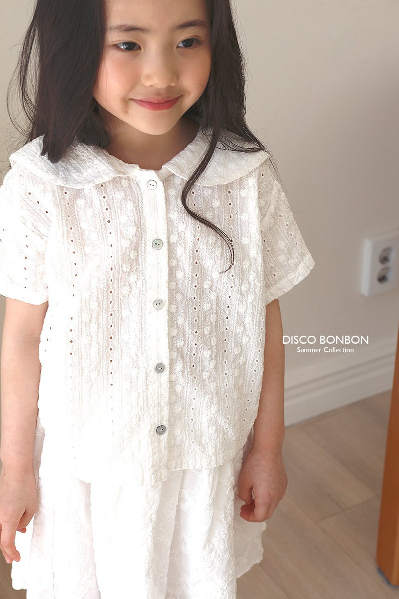 Disco Bonbon - Korean Children Fashion - #fashionkids - Flower Garden Sailor Shirt - 6