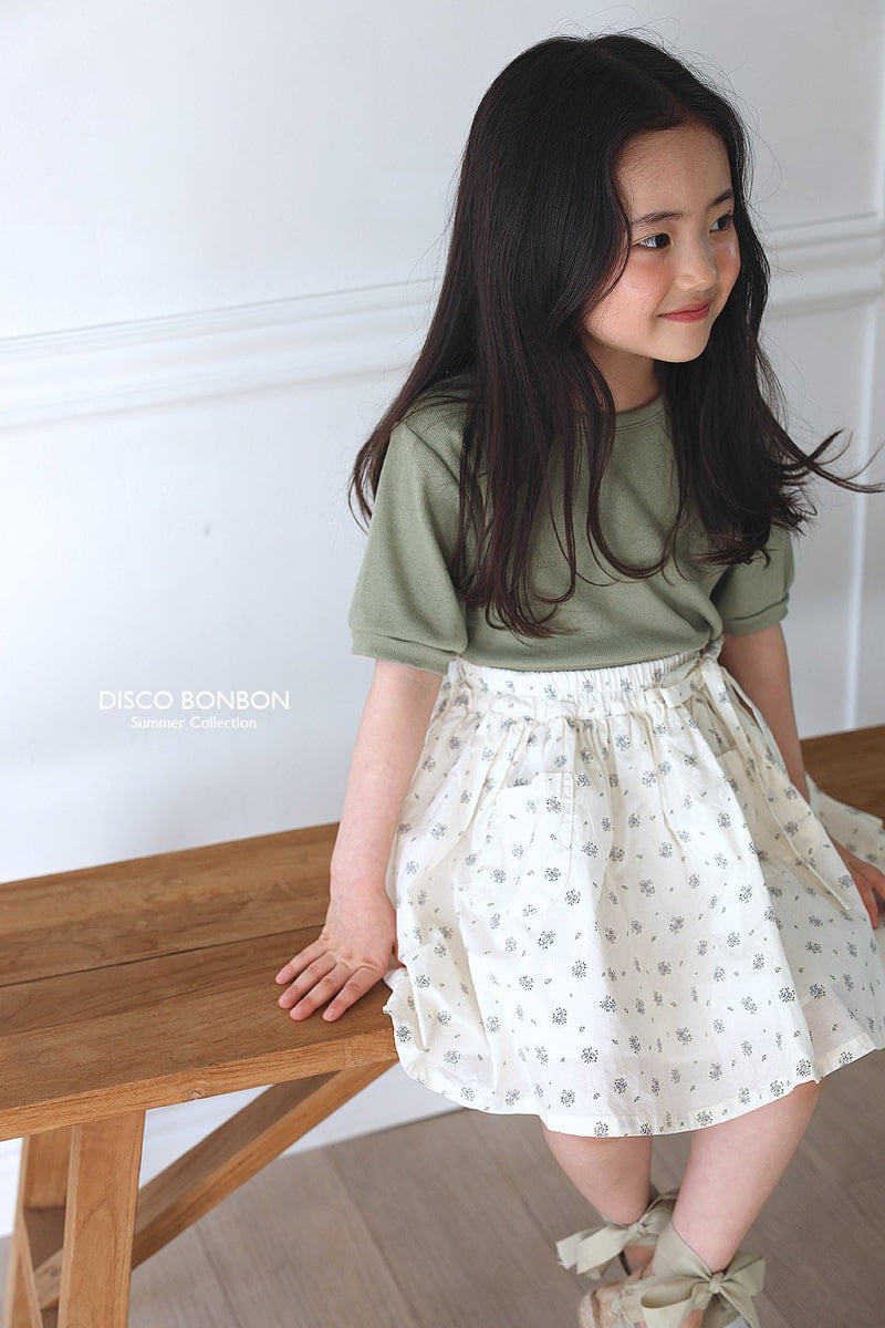 Disco Bonbon - Korean Children Fashion - #fashionkids - Summer Flower Skirt - 9